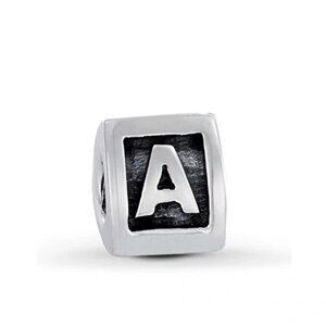 PANDORA Sterling Silver Alphabet Initial A Charm - Design 790323A